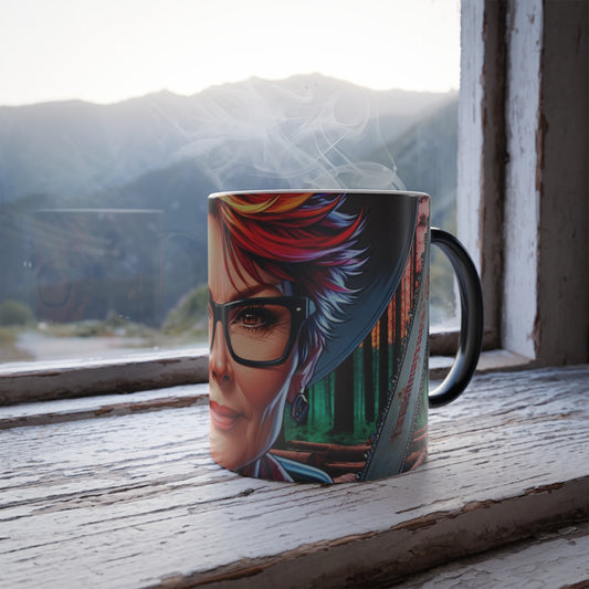 Off the Grid- Cathy In The Wilde- Color Changing  Mug, 11oz