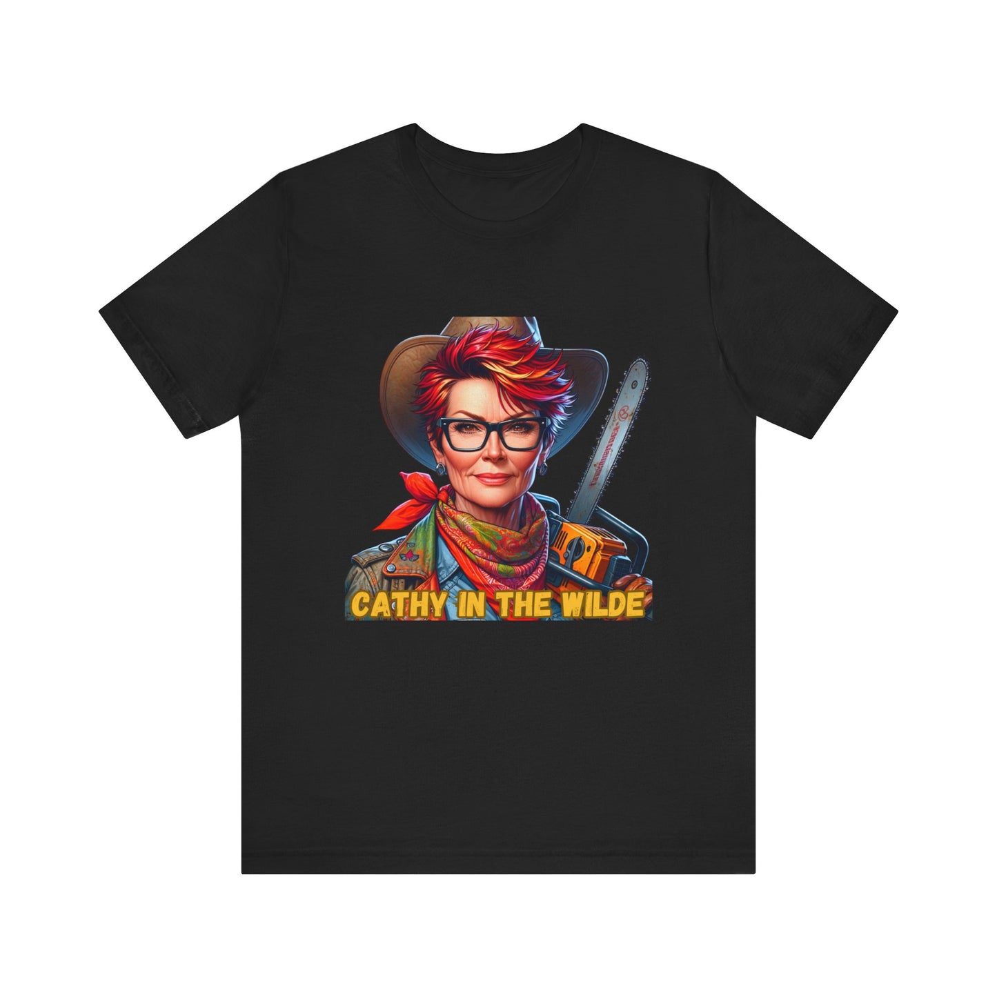 Living off the Grid- Cathy In the Wilde - Unisex Jersey Short Sleeve Tee